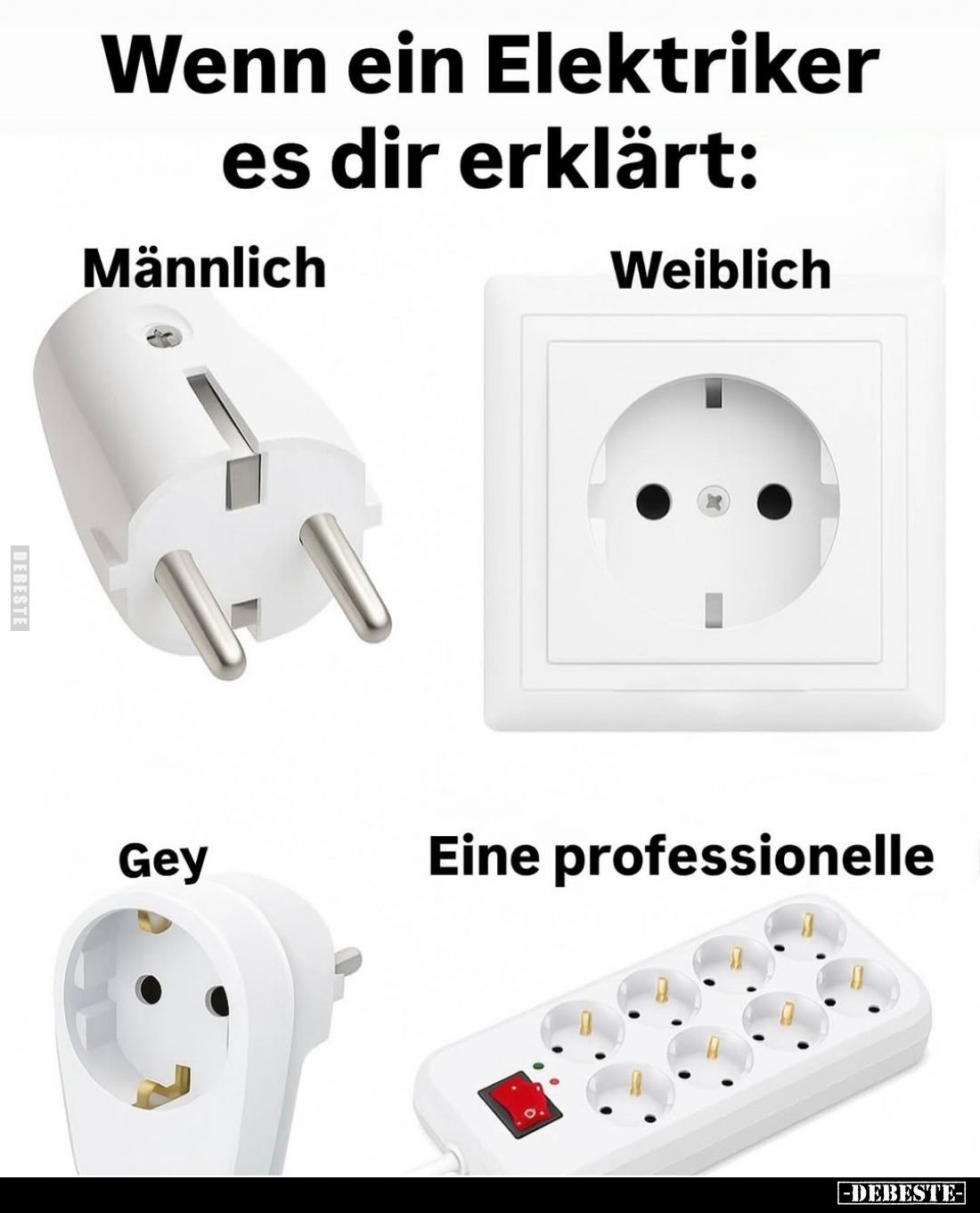 Wenn ein Elektriker es dir erklärt: