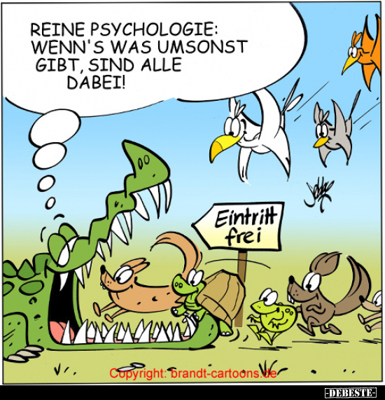 Reine Psychologie: wenn's was umsonst gibt.. - Lustige Bilder | DEBESTE.de