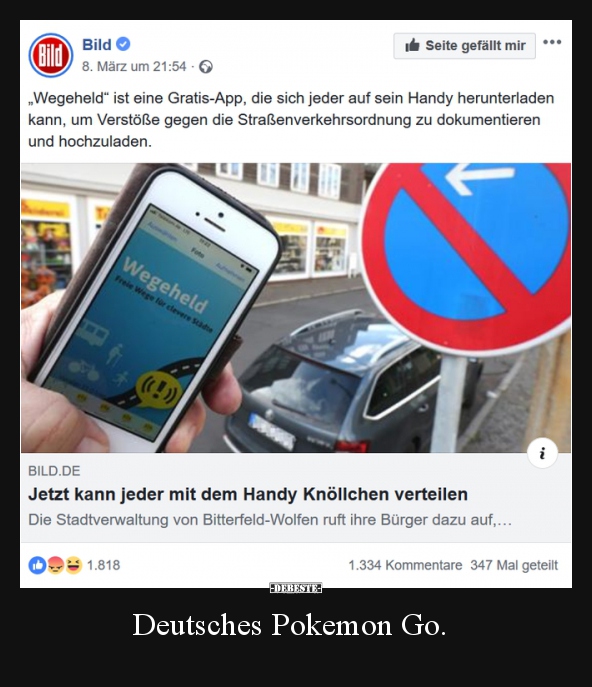 Deutsches Pokemon Go... - Lustige Bilder | DEBESTE.de