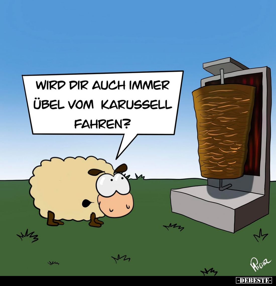 Wird dir auch immer übel vom Karussell fahren?