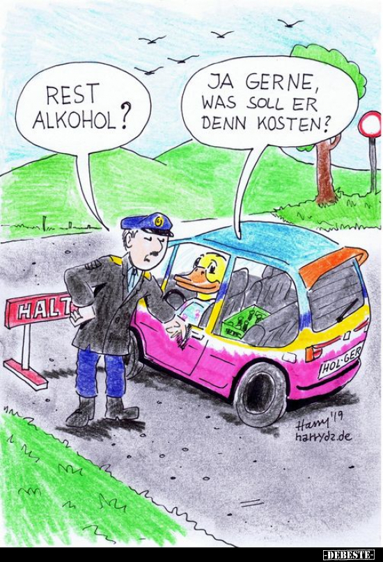 Rest Alkohol? Ja gerne, was soll er denn kosten?.. - Lustige Bilder | DEBESTE.de