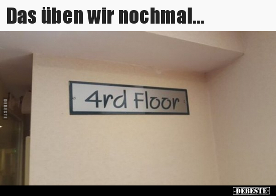 Das üben wir nochmal