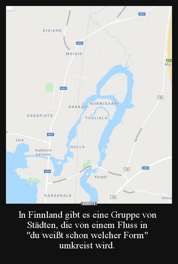 In Finnland gibt es eine Gruppe von Städten, die von..