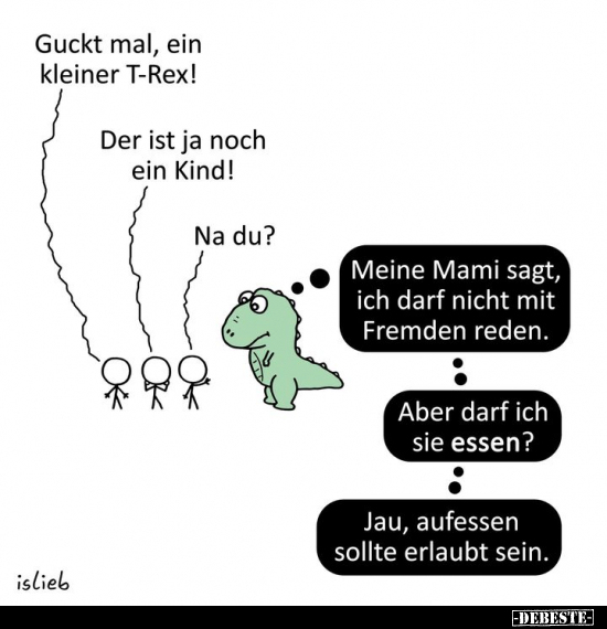 Guckt mal, ein kleiner T-Rex!.. - Lustige Bilder | DEBESTE.de