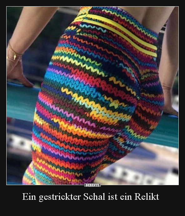 Ein gestrickter Schal ist ein Relikt.. - Lustige Bilder | DEBESTE.de