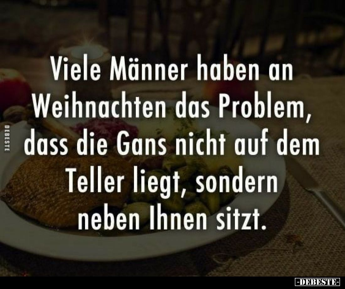 Viele Männer haben an Weihnachten das Problem, dass die.. - Lustige Bilder | DEBESTE.de