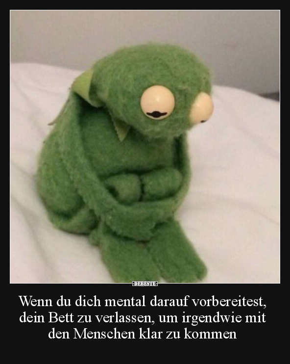 Wenn du dich mental darauf vorbereitest, dein Bett zu.. - Lustige Bilder | DEBESTE.de