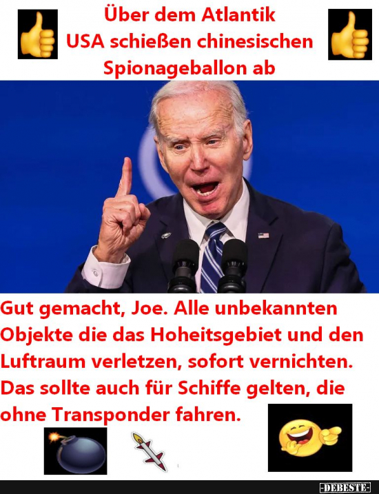 Joe, das hast du richtig gemacht. - Lustige Bilder | DEBESTE.de