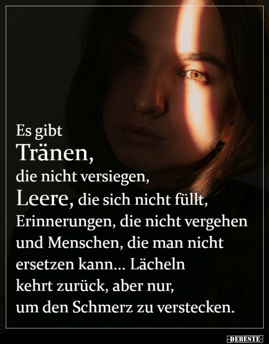 Es gibt Tränen, die nicht versiegen.. - Lustige Bilder | DEBESTE.de