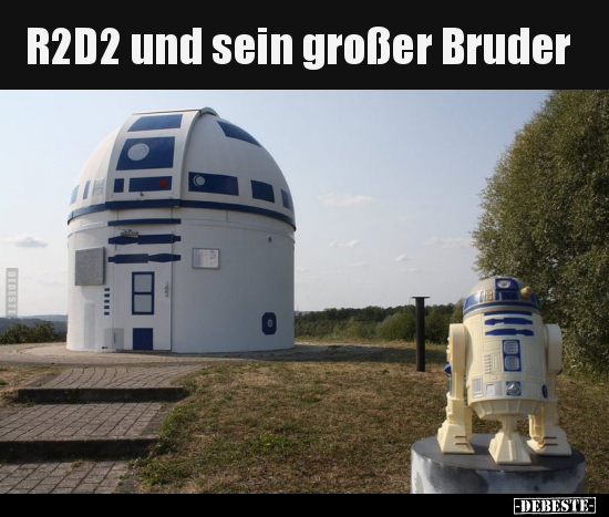 R2D2 und sein großer Bruder.. - Lustige Bilder | DEBESTE.de
