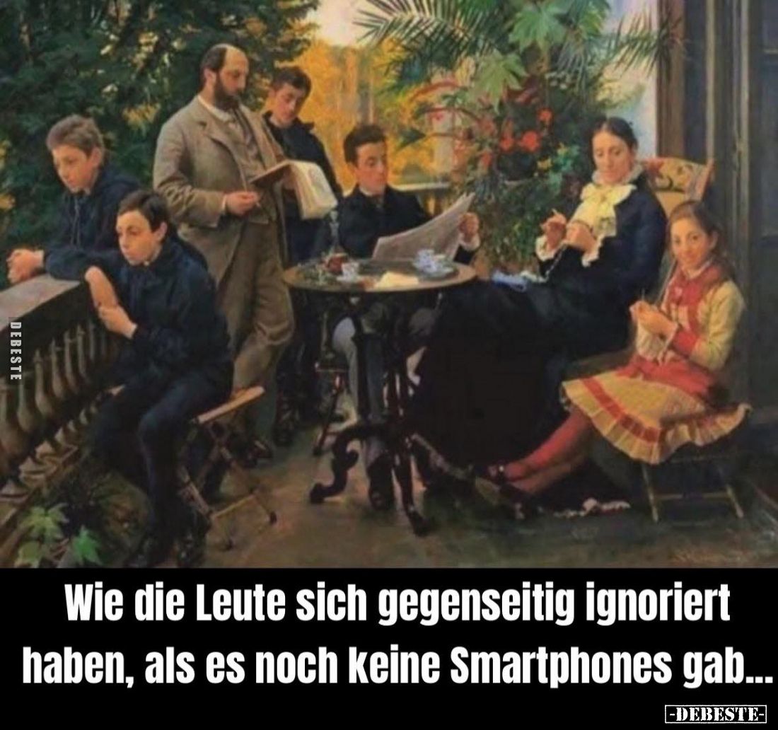 Wie die Leute sich gegenseitig ignoriert haben... - Lustige Bilder | DEBESTE.de