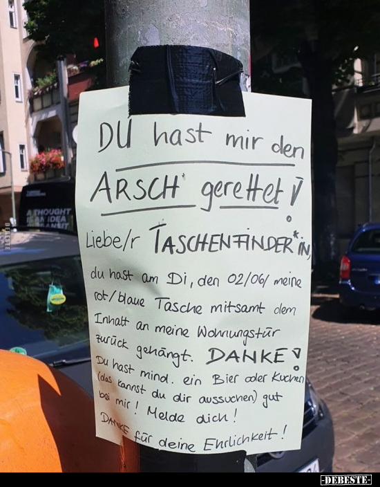 Du hast mir den Arsch gerettet!.. - Lustige Bilder | DEBESTE.de