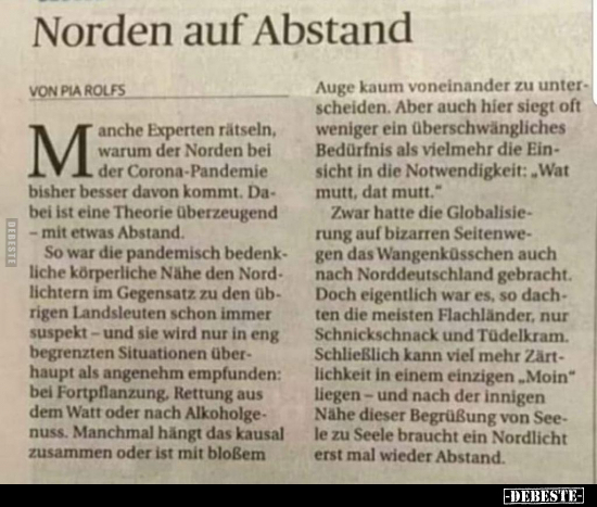 Norden auf Abstand.. - Lustige Bilder | DEBESTE.de