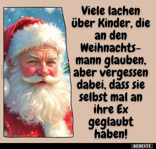 Viele lachen über Kinder, die an den Weihnachtsmann.. - Lustige Bilder | DEBESTE.de