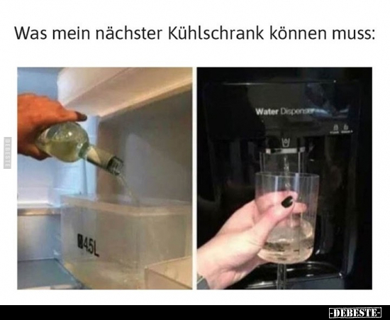 Was mein nächster Kühlschrank können muss.. - Lustige Bilder | DEBESTE.de