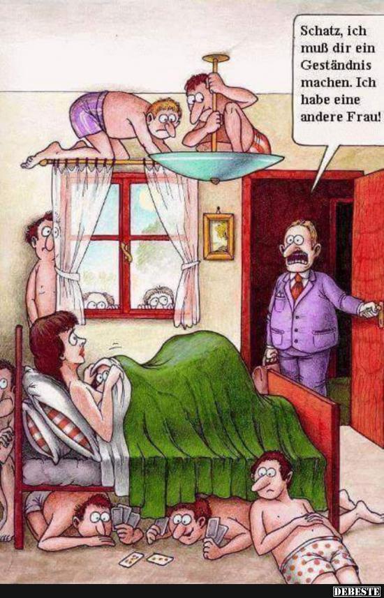 Schatz, ich muß dir ein Geständnis machen..