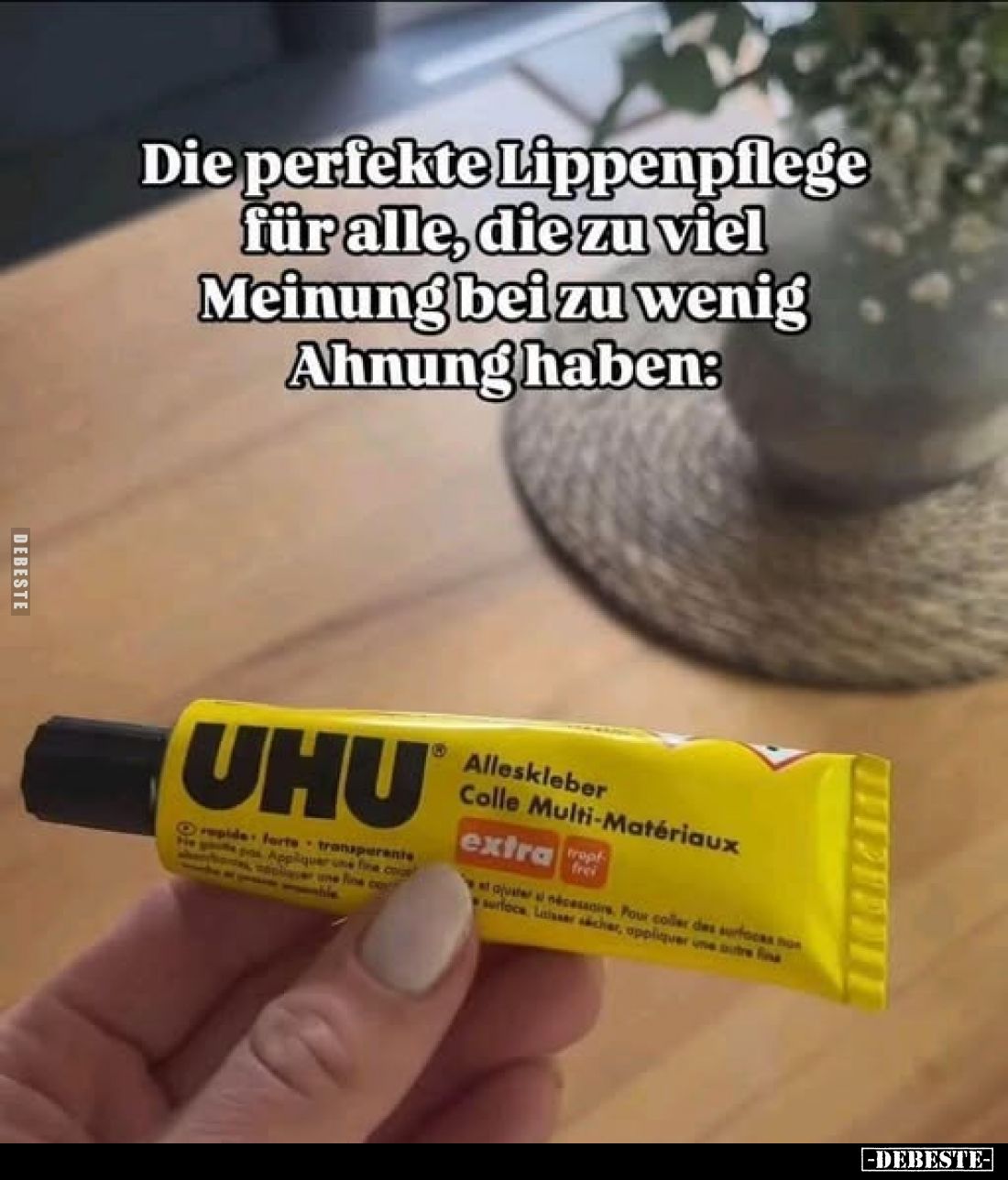 Die perfekte Lippenpflege für alle, die zu viel Meinung bei zu wenig Ahnung haben: