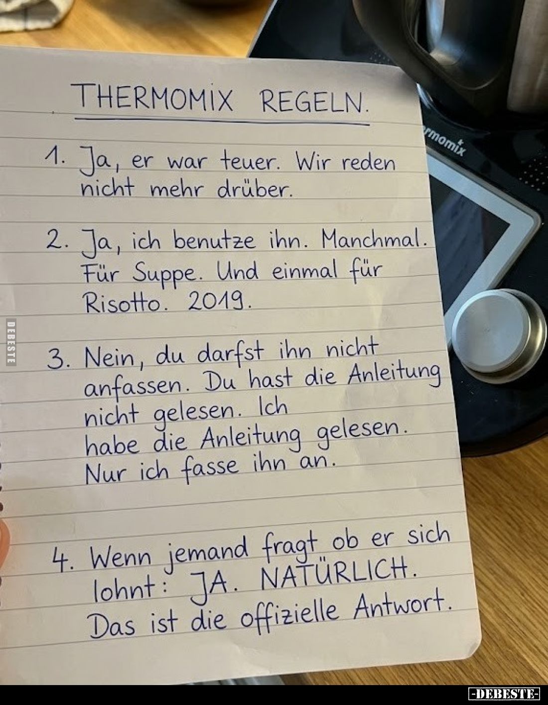 Thermomix regeln.. - Lustige Bilder | DEBESTE.de