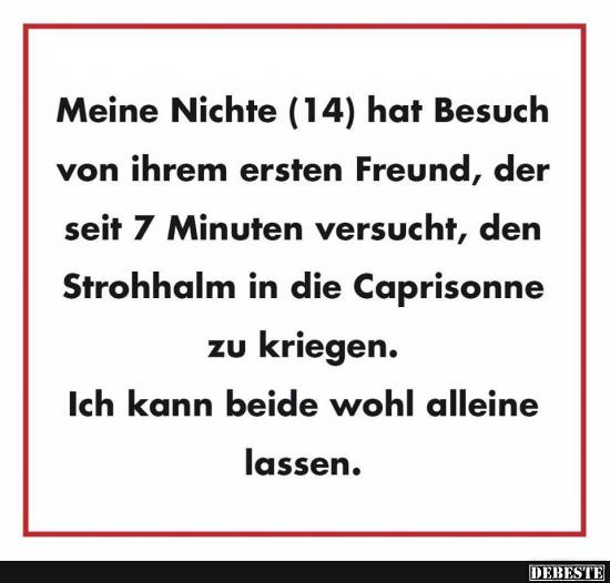 Meine Nichte (14) hat Besuch von ihrem ersten Freund..