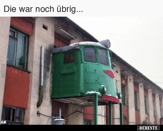 Die war noch übrig...