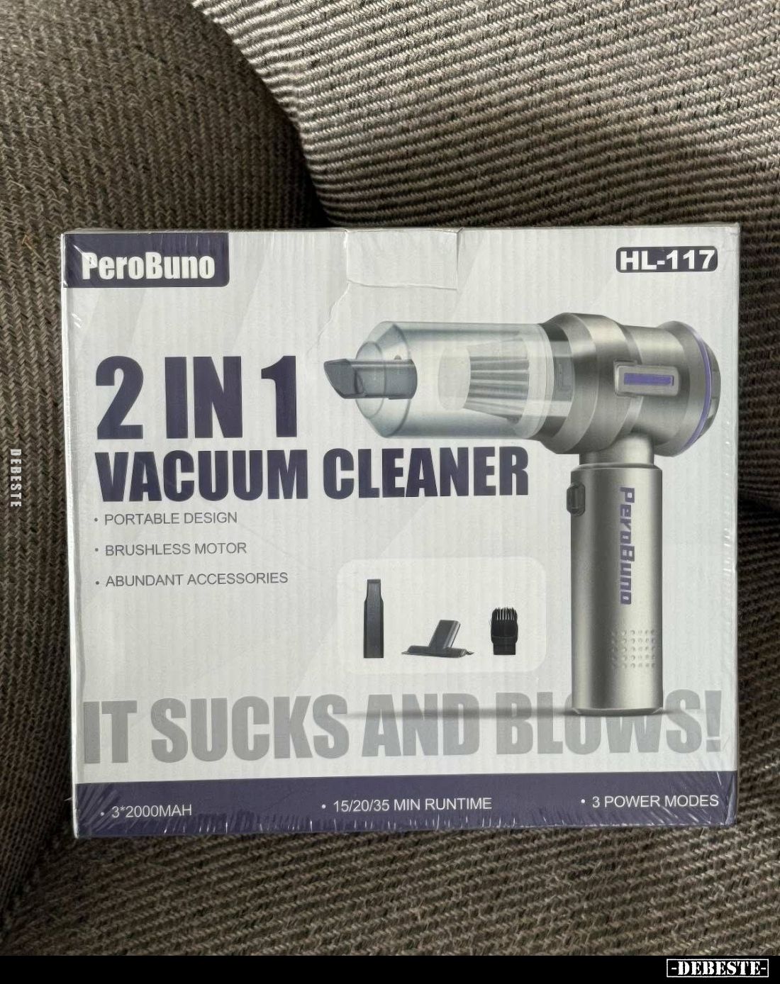 2 IN 1 VACUUM CLEANER
-
IT SUCKS AND BLOWS!