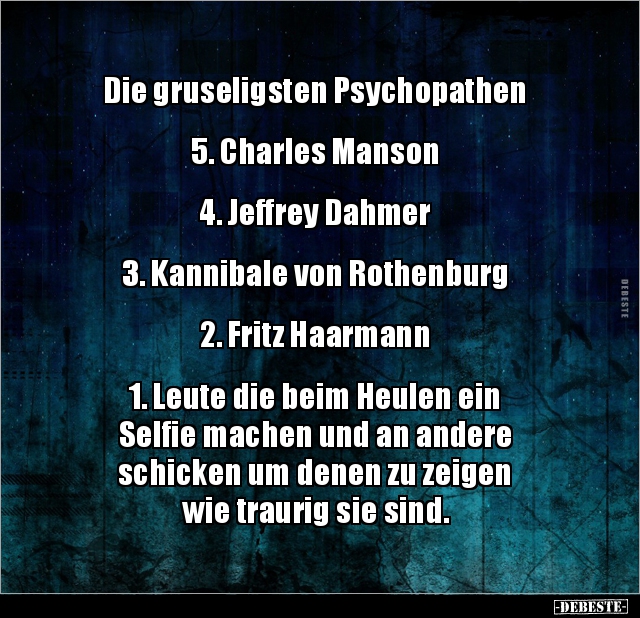 Die gruseligsten Psychopathen 5. Charles Manson4... - Lustige Bilder | DEBESTE.de