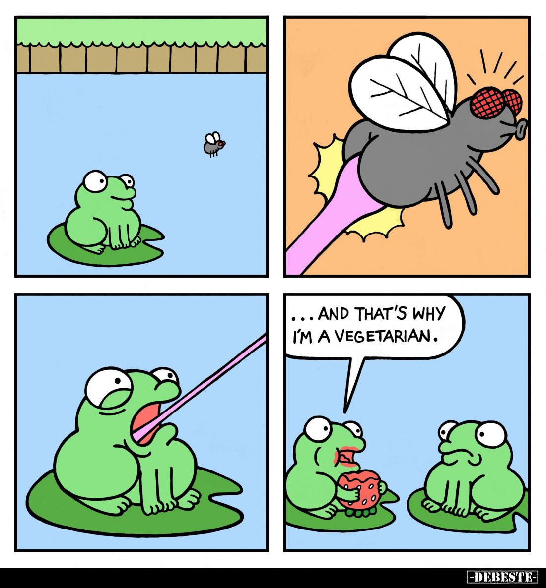 And that's why I'm a vegetarian.