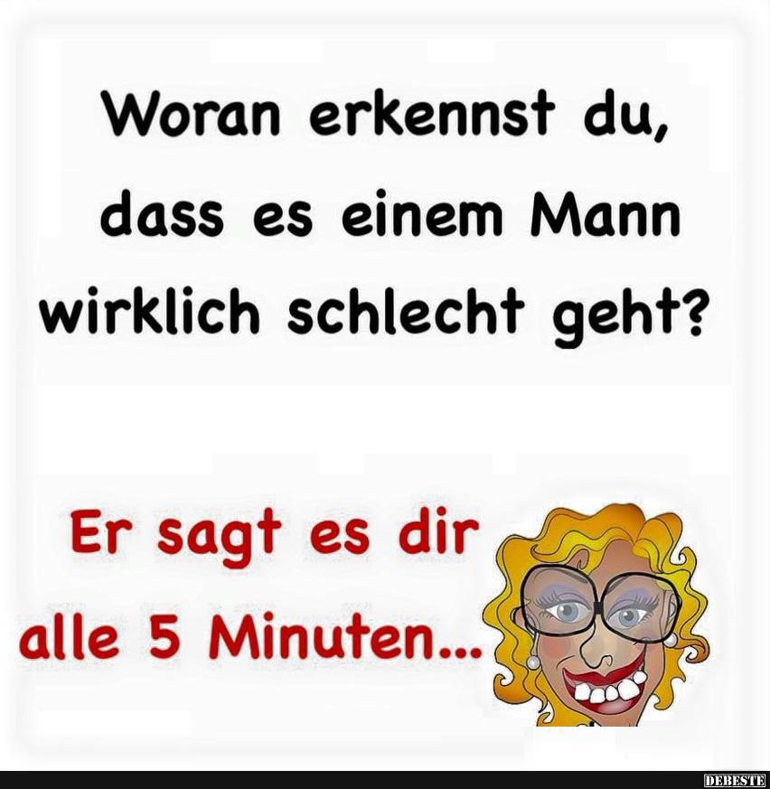 Woran erkennst du, dass es einem Mann wirklich schlecht geht?