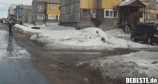 Immer aufpassen wo man hinläuft..