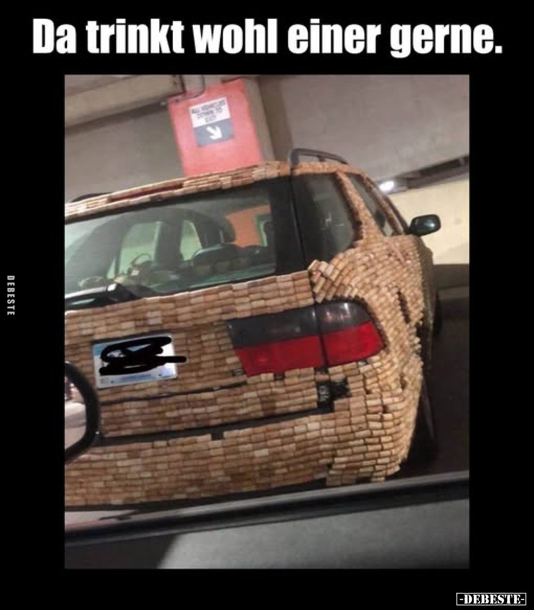 Da trinkt wohl einer gerne.