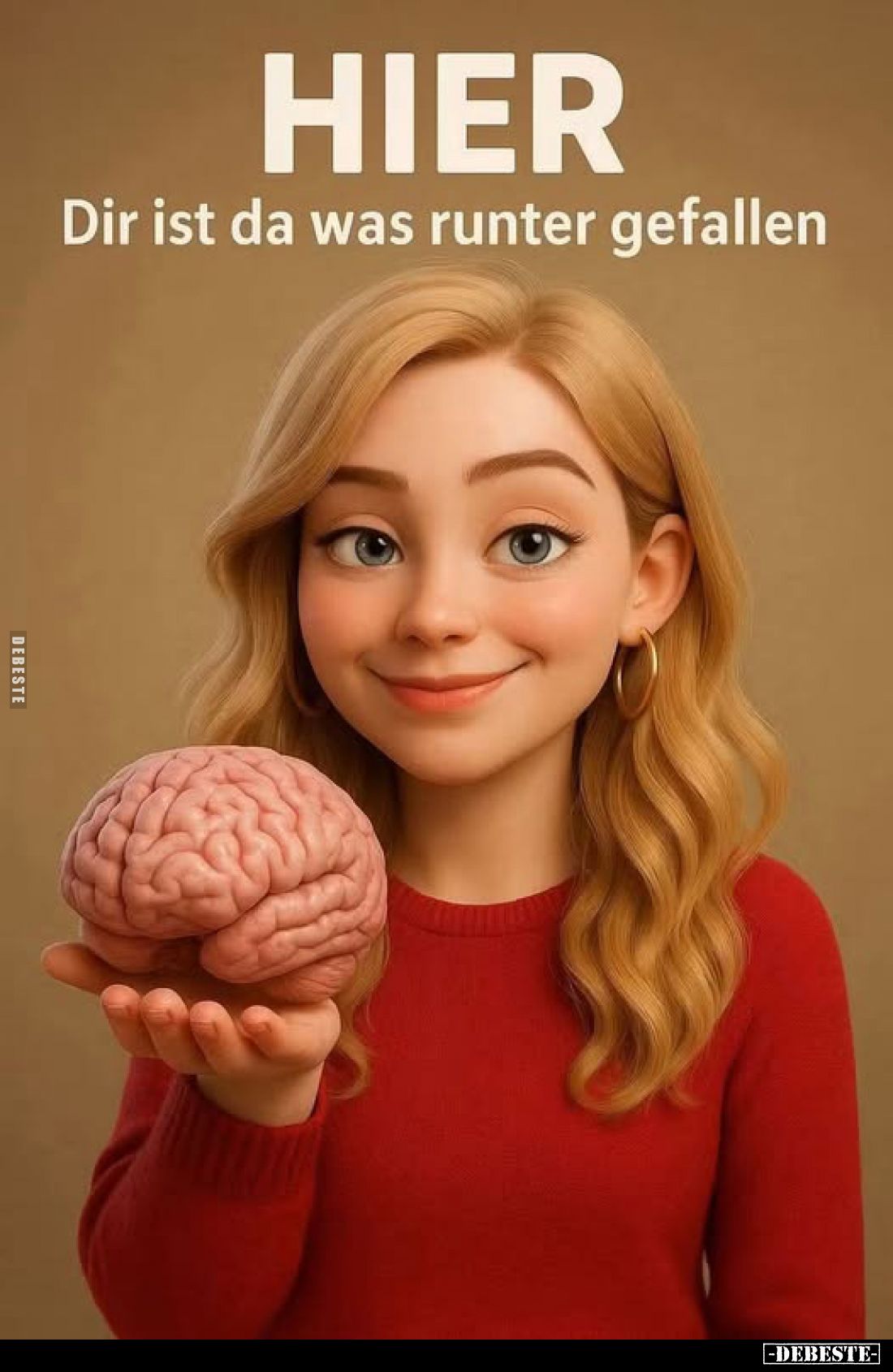 Hier.
Dir ist da was runter gefallen.