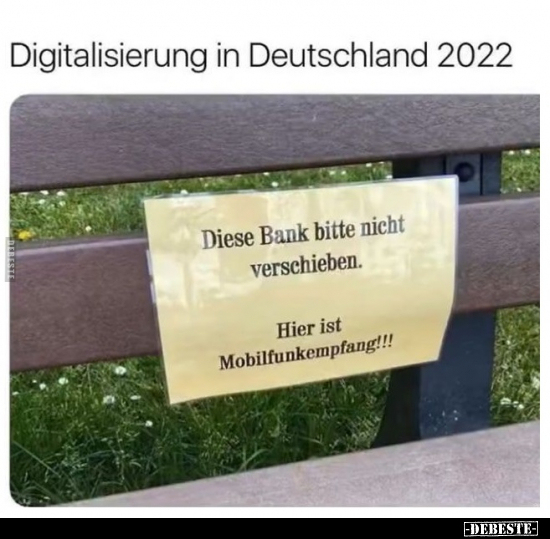 Digitalisierung in Deutschland 2022.. - Lustige Bilder | DEBESTE.de