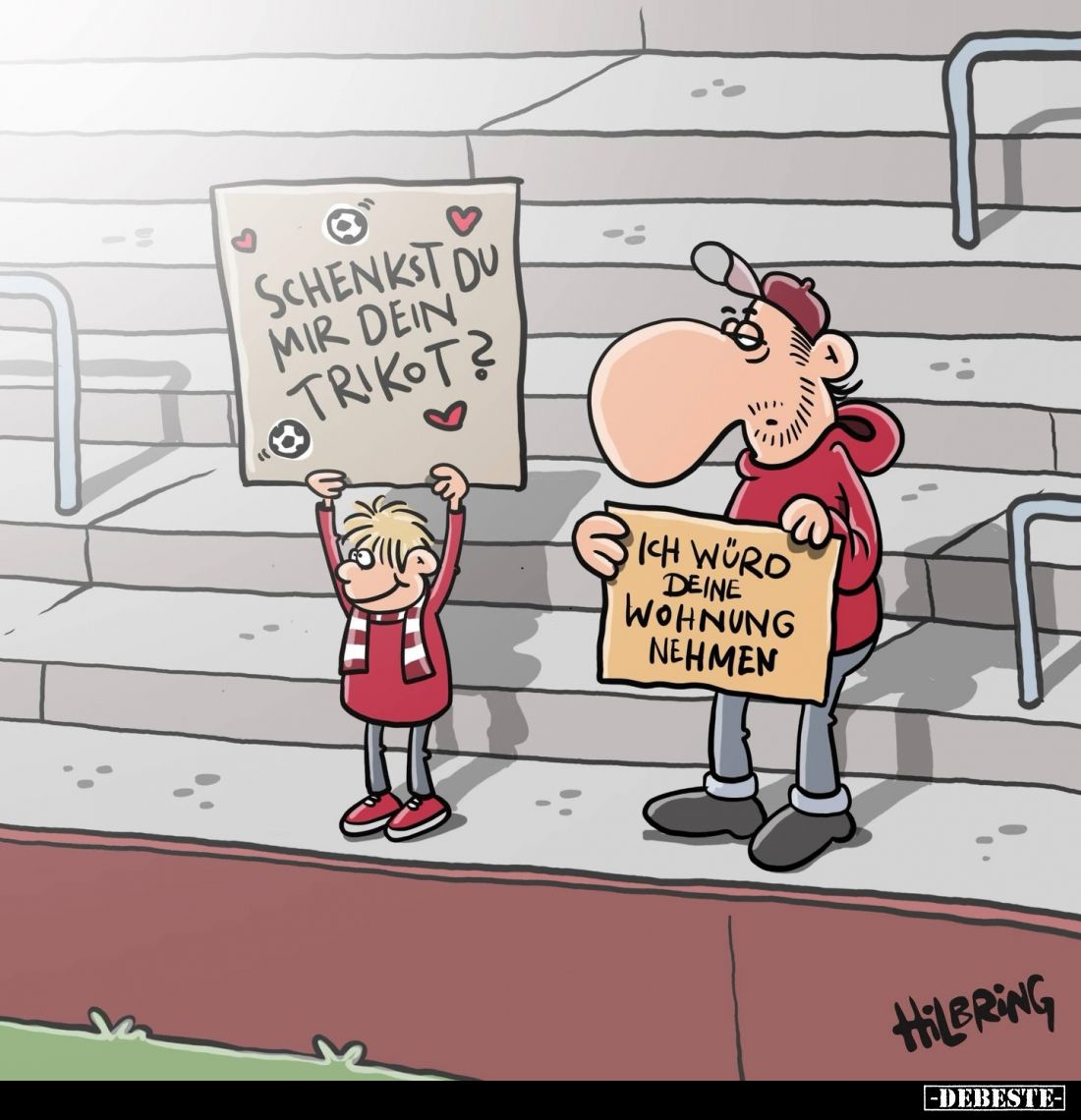 Schenkst du mir dein Trikot?... - Lustige Bilder | DEBESTE.de