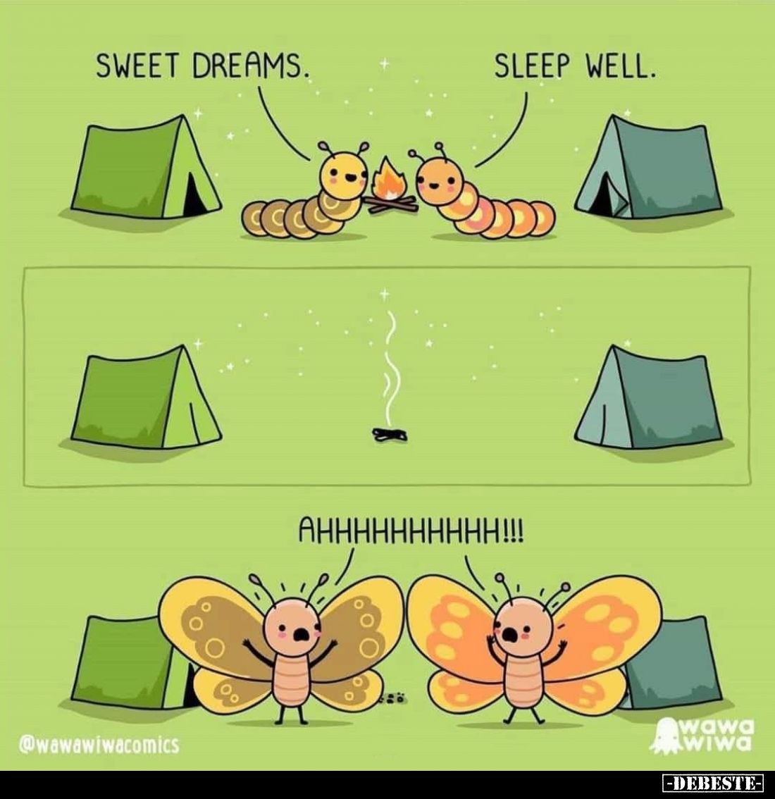 Sweet dreams. -
Sleep well.