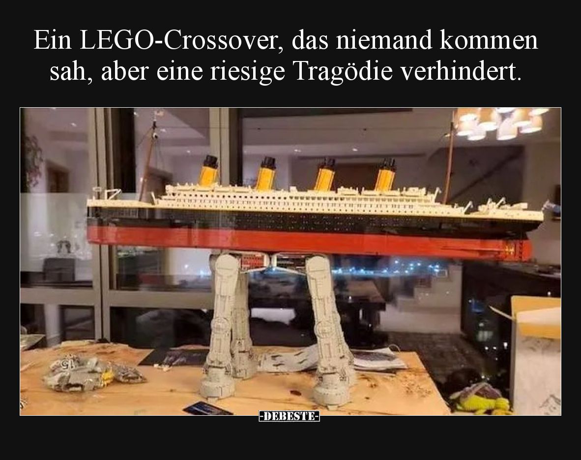 Ein LEGO-Crossover, das niemand kommen sah, aber eine riesige Tragödie verhindert.