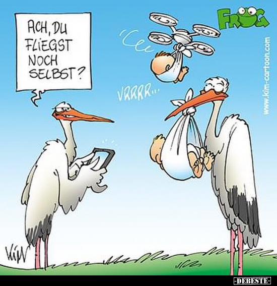 Ach, du fliegst noch selbst?