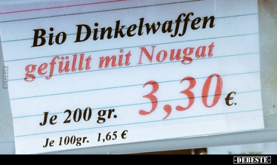 Bio Dinkelwaffen gefüllt mit Nougat.. - Lustige Bilder | DEBESTE.de