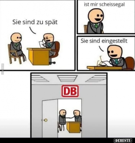 Sie sind zu spät.