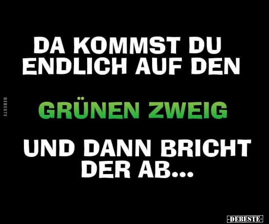 Da kommst Du endlich auf den..