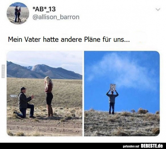 Mein Vater hatte andere Pläne für uns...