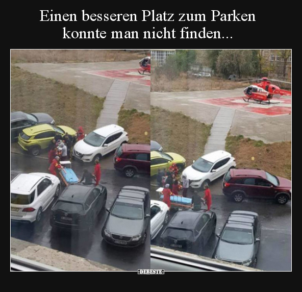 Einen besseren Platz zum Parken konnte man nicht.. - Lustige Bilder | DEBESTE.de