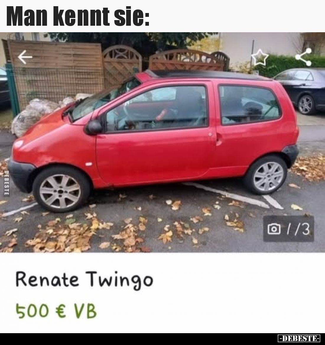 Man kennt sie: