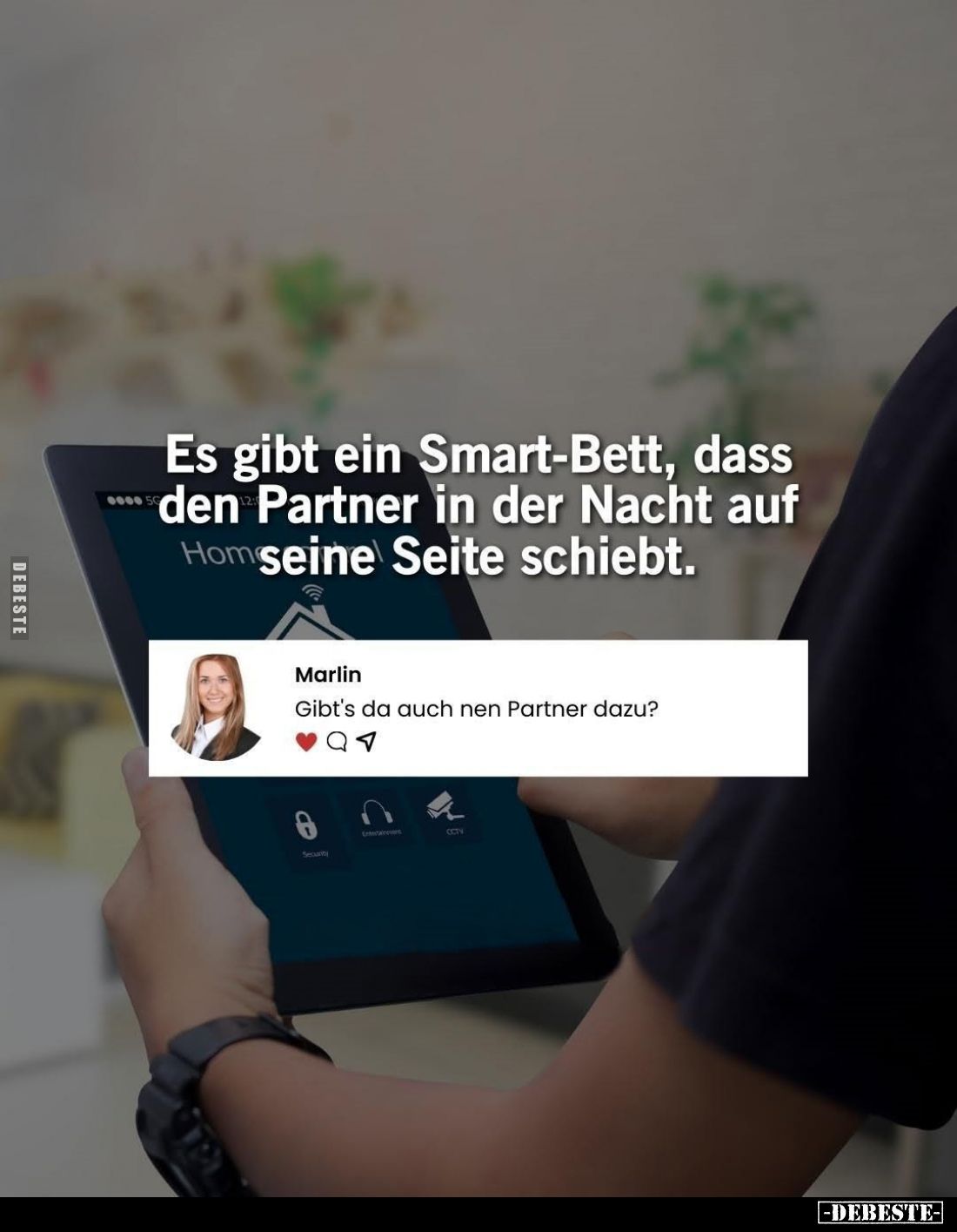 Es gibt ein Smart-Bett, dass den Partner in der Nacht auf seine Seite schiebt.