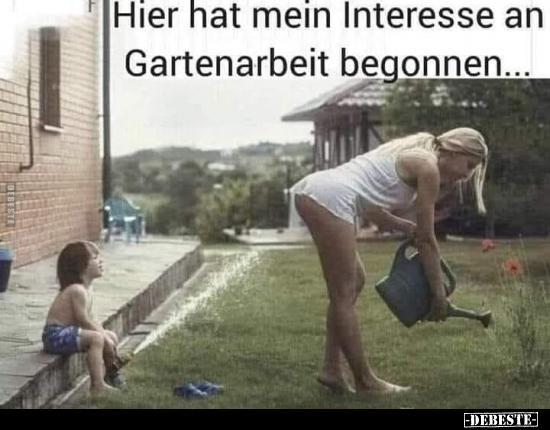 Hier hat mein Interesse an Gartenarbeit begonnen...