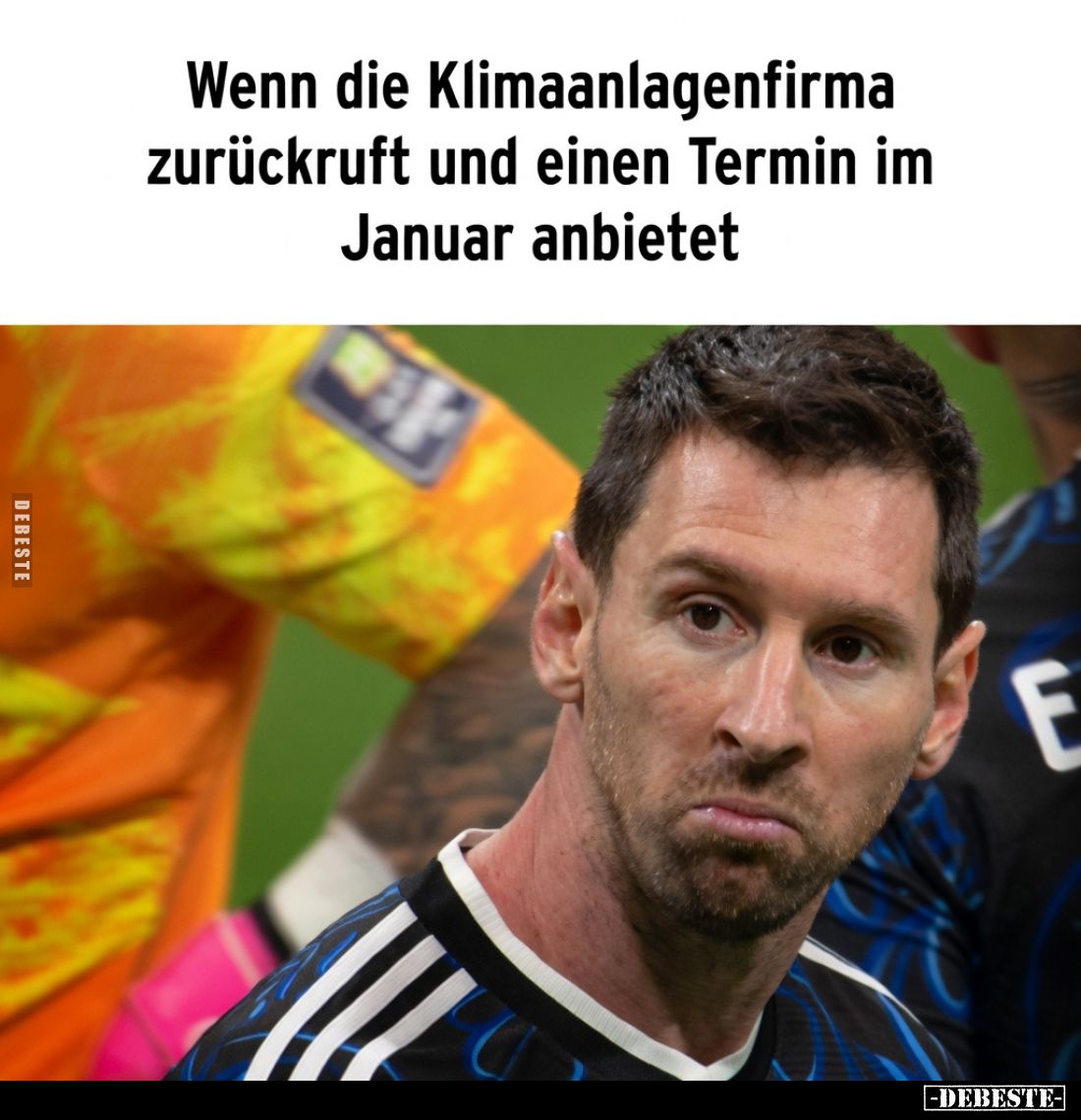 Wenn die Klimaanlagenfirma zurückruft und einen Termin im Januar anbietet