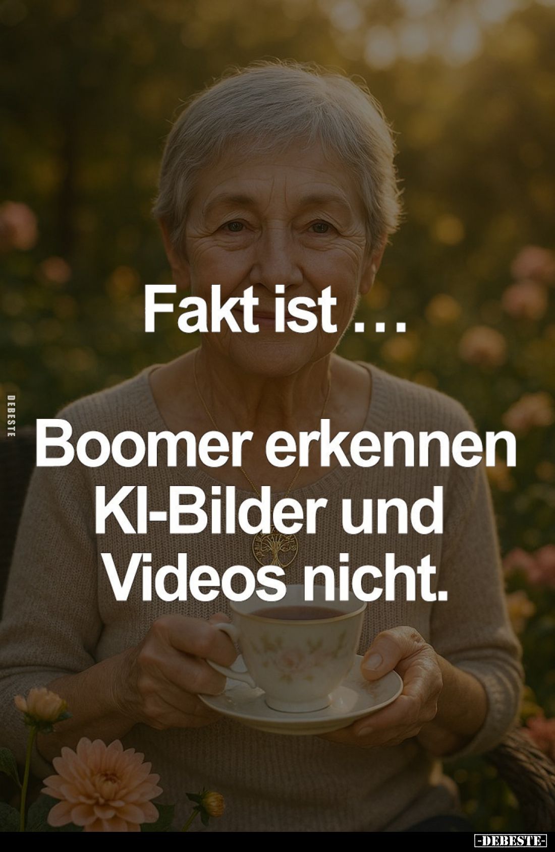 Fakt ist...
Boomer erkennen KI-Bilder und Videos nicht.