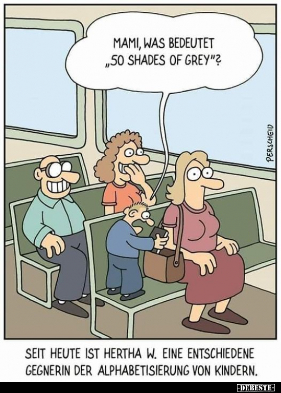Mami, was bedeutet "50 Shades of Grey"?..