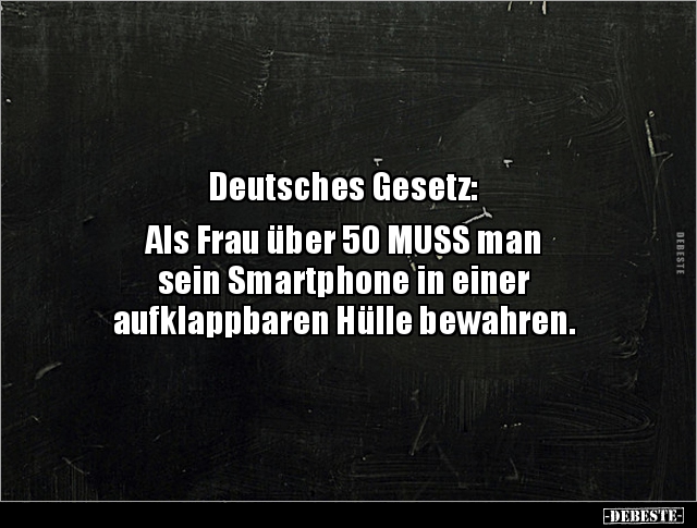 Deutsches Gesetz: Als Frau über 50 MUSS man  sein.. - Lustige Bilder | DEBESTE.de