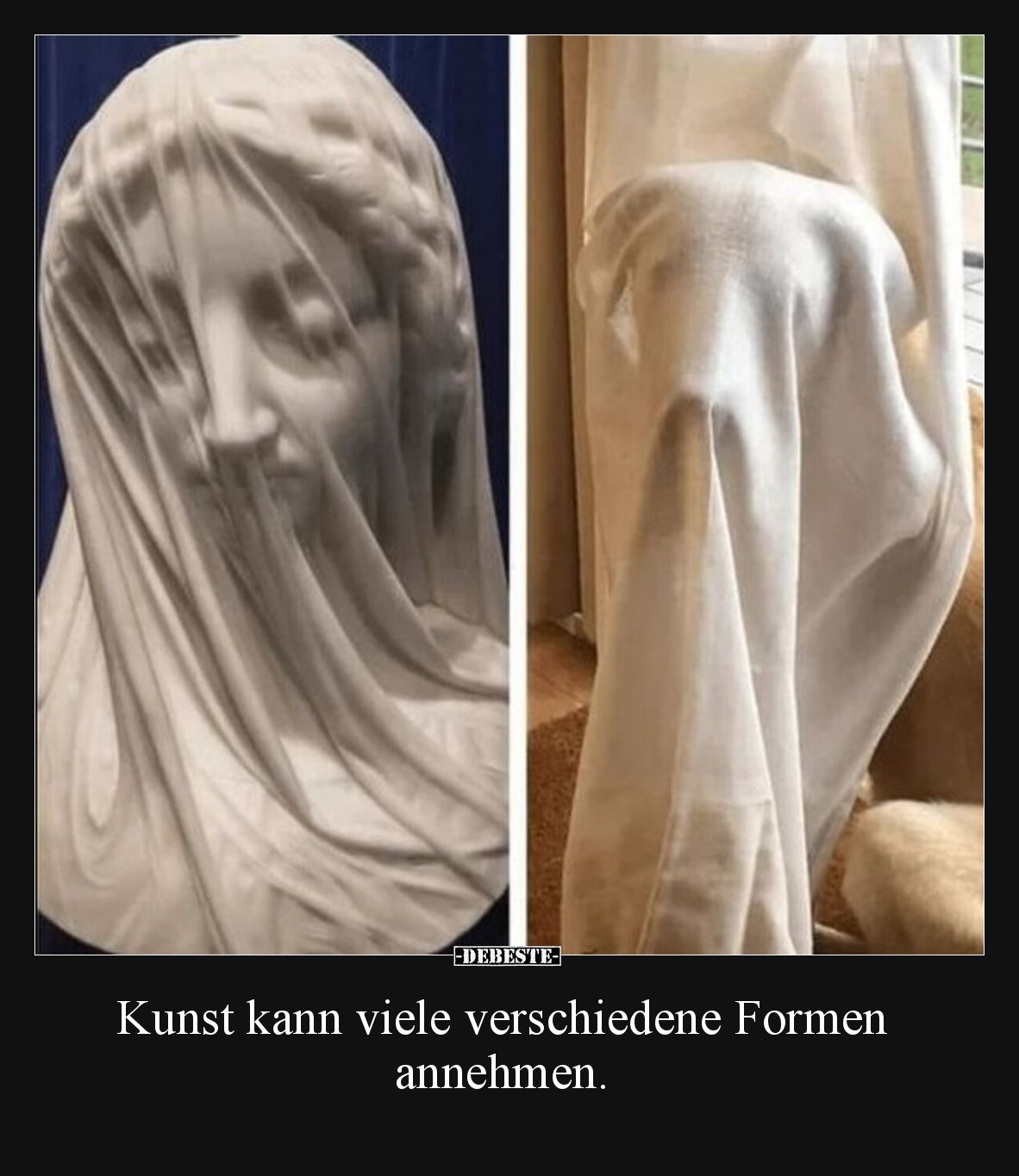 Kunst kann viele verschiedene Formen annehmen.