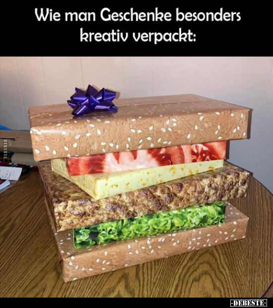 Wie man Geschenke besonders kreativ verpackt.. - Lustige Bilder | DEBESTE.de